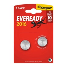 EVEREADY - CR2016 - 2 PACK