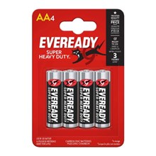EVEREADY - SUPER HEAVY DUTY AA - 4 PACK