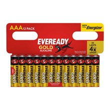 EVEREADY - GOLD ALKALINE AAA - 12 PACK