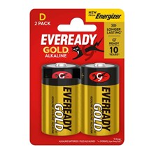 EVEREADY - GOLD ALKALINE D - 2 PACK
