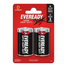 EVEREADY - SUPER HEAVY DUTY D - 2 PACK