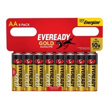EVEREADY - GOLD ALKALINE AA - 8 PACK