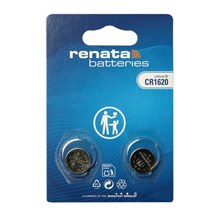RENATA - CR1620 BUTTON CELL BATTERIES - 2 PACK