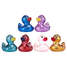 6CM GLITTERING DUCK - 6ASST
