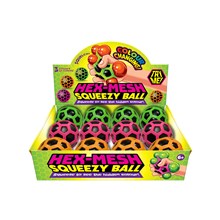 SQUISHY HEX BALL 80MM -