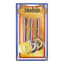 6CM MEDALS WITH NECK CORD 6CM MEDALS WITH NECK CORD