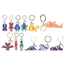 3D PRINTED ANIMAL KEYRING