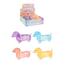 SQUEEZY DACHSHUND W/SUGAR & SPARKLES