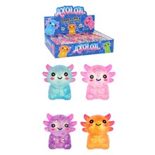 SQUEEZY AXOLOTL W/SUGAR & SPARKLE 7CM X 6.5CM