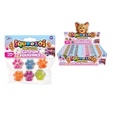 SQUISHY MINI CAT PAWS - 6 PACK