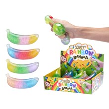 SQUEEZY RAINBOW BANANA 12CM