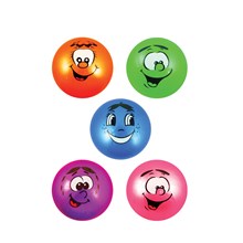 FRUITY SMELLY INFLATABLE BALL WITH SMILEY FACES 25CM