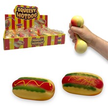SQUEEZY SQUISHY HOTDOG 9CM