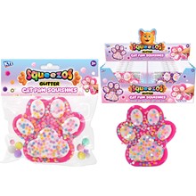 SQUISHY LARGE CAT PAW WITH GLITTER & BOBBLES 180G