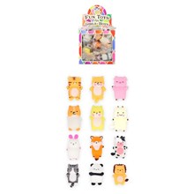 SQUISHY LYING ANIMAL 10G 4.3CM 12 DESIGNS