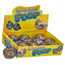SQUEEZY FUNNY FACE POOP 6.5CM