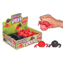 SQUEEZY SQUISHY SPIDER 6.5CM