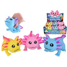 SOFT SQUISHY AXOLOTL 16CM - 3 ASST IN DISPLAY BOX