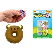 SQUISHY ANIMALS 6PC - BLISTERCARD