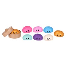 16CM SQUEEZY DUMPLING 6+1 ASST KAWAII FOODIEZ