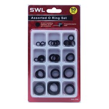 SWL - ASSORTED O-RINGS SET - 50 PACK SWL - ASSORTED O-RINGS SET - 50 PACK