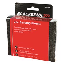 BLACKSPUR - 3PC SANDING BLOCKS BLACKSPUR - 3PC SANDING BLOCKS