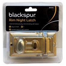 BLACKSPUR - RIM NIGHT LATCH BLACKSPUR - RIM NIGHT LATCH