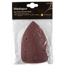 BLACKSPUR - PALM SANDER PADS - 6 PACK BLACKSPUR - PALM SANDER PADS - 6 PACK
