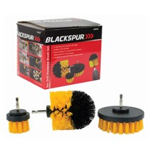 BLACKSPUR - 3PC DRILL POWERED BRUSH SET
