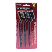 SWL - MINI WIRE BRUSH SET - 3 PACK