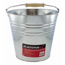 BLACKSPUR - 12L GALVANISED STEEL BUCKET