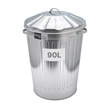 SWL - 90L GALVANISED TRASH BIN