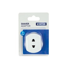 STATUS - SHAVER ADAPTOR - SINGLE CARDED STATUS - SHAVER ADAPTOR - SINGLE CARDED