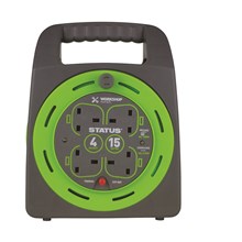 STATUS - 4 SOCKET 15 METER 13A TC CABLE REEL STATUS - 4 SOCKET 15 METER 13A TC CABLE REEL