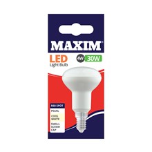 MAXIM LED BULB - R50 COOL WHITE - SES 4W=30W MAXIM LED BULB - R50 COOL WHITE - SES 4W=30W