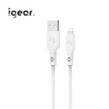 IGEAR- LIGHTNING 1M 60W PVC SILICONE CABLE - WHITE