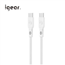 IGEAR - TYPE C TO C 2M 60W PREMIUM NYLON BRAIDED CABLE