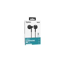 IGEAR - TYPE C METALLIC HANDSFREE HEADPHONE BLACK