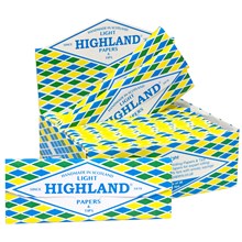 HIGHLAND  LIGHT KING SIZE PAPERS - 24 PACK