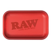 RAW - RED MATT ROLLING TRAY - SMALL