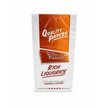 RIZLA LIQUORICE REGULAR SIZE PAPERS - 50 PACK
