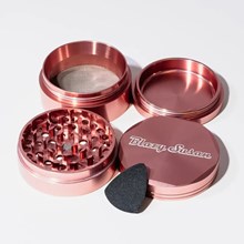BLAZY SUSAN - 4 PART METAL GRINDER - SOFT PINK