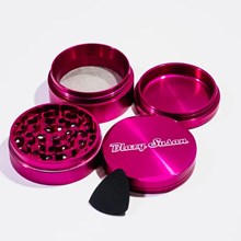 BLAZY SUSAN - 4 PART METAL GRINDER - HOT PINK