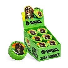 G-ROLLZ - PETS ROCK 3-PART GRINDER 53MM REGGAE DESIGN
