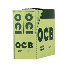 OCB GREEN HEMP KING SIZE + SLIM TIPS - 32 PACK
