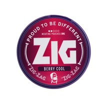 ZIG NICOTINE POUCH BERRY COOL 8MG 20S - 5 PACK