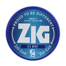 ZIG NICOTINE POUCH ICE MINT 12MG 20S - 5 PACK