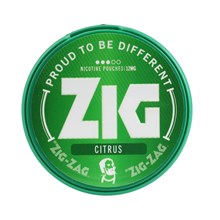 ZIG NICOTINE POUCH CITRUS 12MG 20S - 5 PACK