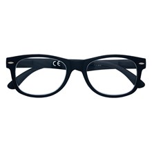 ZIPPO - PLASTIC READING GLASSES +2.50 BLACK