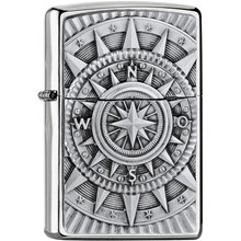 ZIPPO - COMPASS EMBLEM